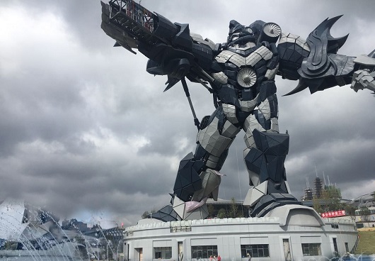 机器人?钢结构能做厂房外还有这种操作?